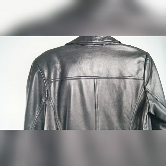 ALFANI Leather Jacket - Picture 2 of 5
